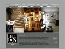 Tablet Screenshot of paris-hotelnemours.com